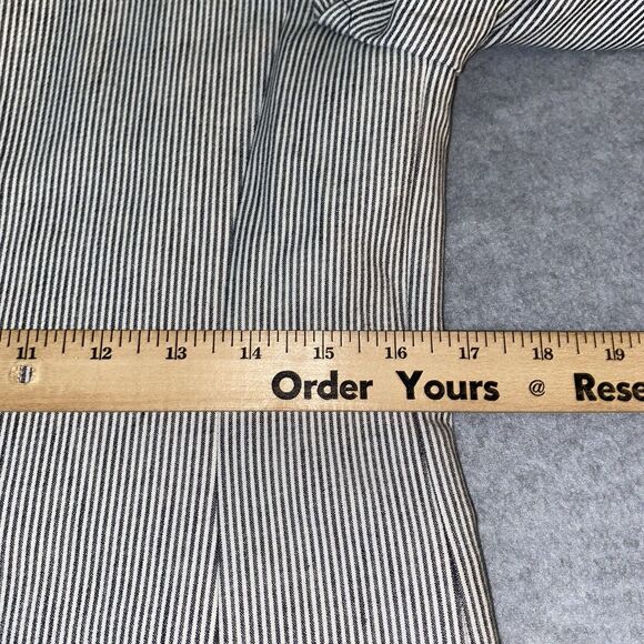 Banana Republic Blazer Jacket Women’s 4 Navy White Pinstripe Career Work 23” - Picture 16 of 16